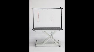 Стол для груминга wikiGROOM S800 120 х 60 см электрический с П-образным держателем