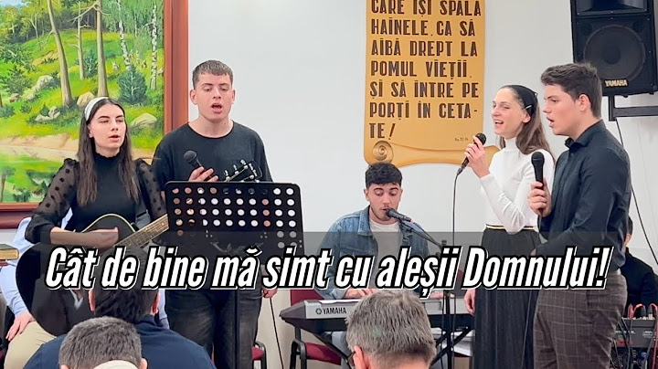 Cât de bine mă simt cu aleşii Domnului! - Grup tineri Arad