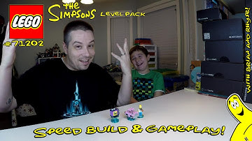 Lego Dimensions: #71202 Simpsons LEVEL Pack Unboxing/SpeedBuild/Gameplay - HTG