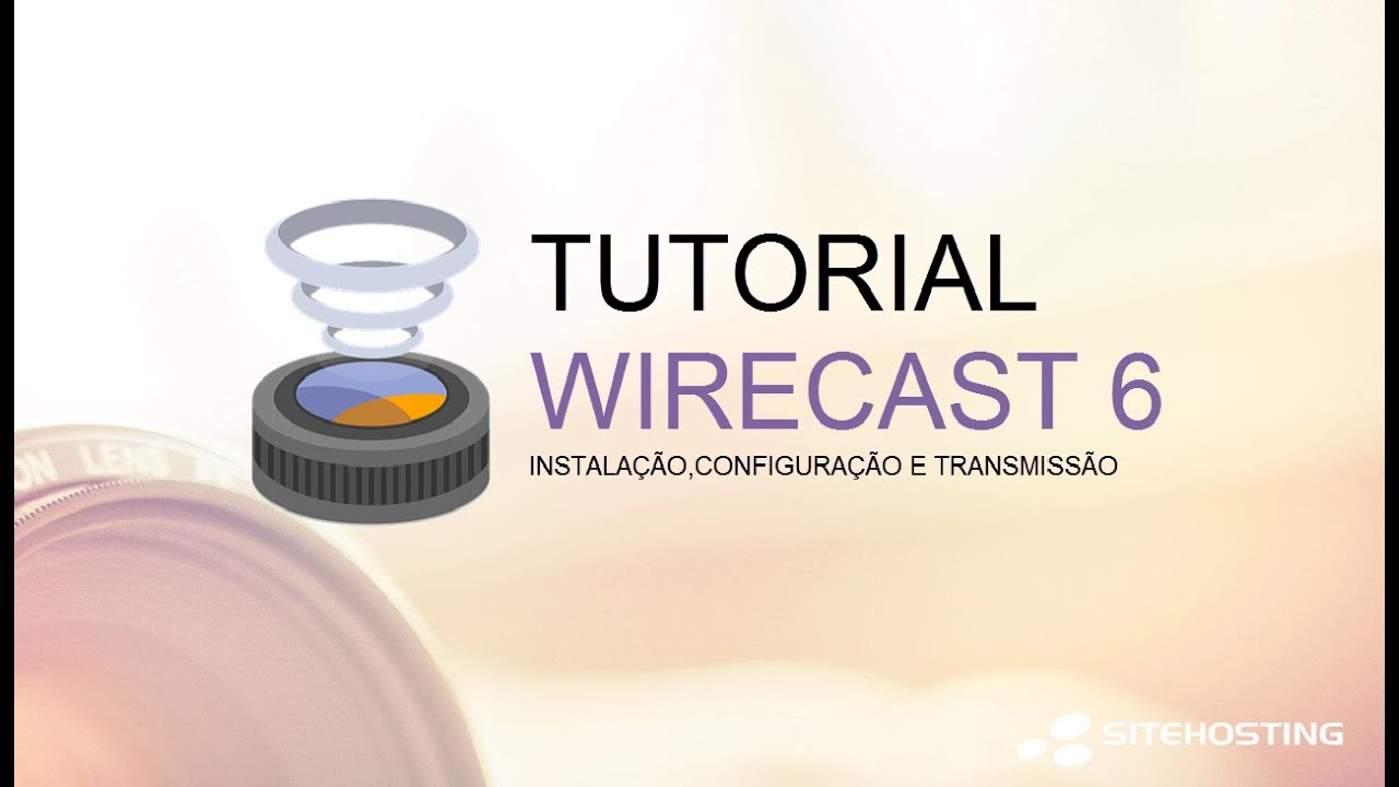 Tutorial Wirecast 6, Instalação, configuração e transmissão para Streaming de Video