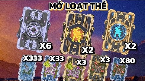 Mở Số Lượng Lớn Thẻ Cuối Mùa Xem Tỉ Lệ Ra Sao | War Robots