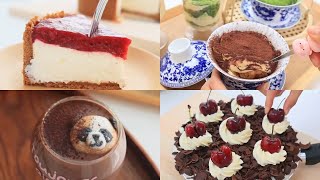 Satisfying Relaxing Video|Strawberry Cheesecake Recipe|Asmr|Tiktok