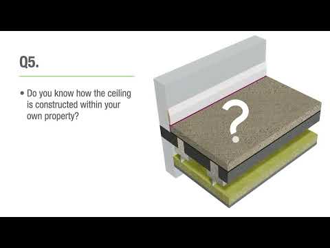 How to solve noise problems from properties or rooms above your home