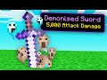 i crafted the minecraft demon sword..