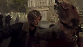 Resident Evil 4 Remake Village Fight Ps5