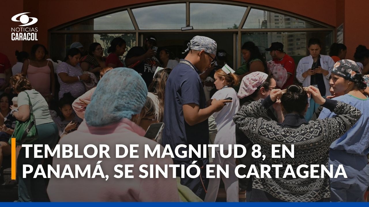 Fuerte temblor en Panamá de magnitud 8: reportan que también se sintió en Cartagena, Colombia