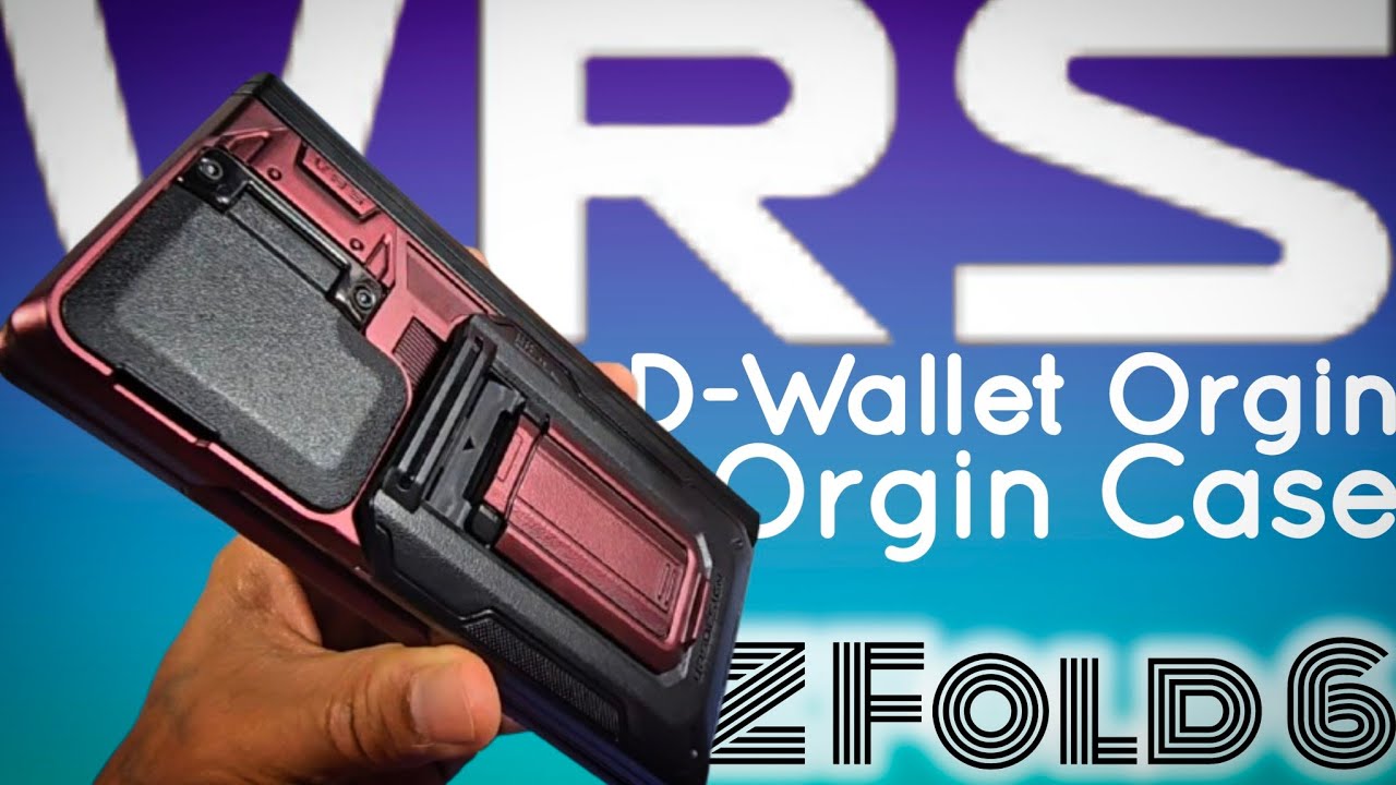 VRS Metallic Red D-Wallet Orgin Case for Samsung Galaxy Z Fold 6