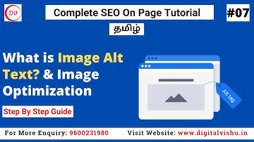 What is Alt Text in SEO in Tamil | How to Write Image Alt Text | Image Optimization With Alt Tag