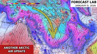 Fri 1/9/26 - US weather | Cold weather invades the Midwest | Arctic air update screenshot 3