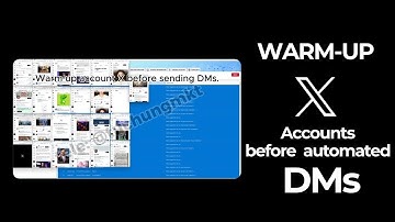 Warm Up Twitter/X Accounts Before Sending Automated DMs