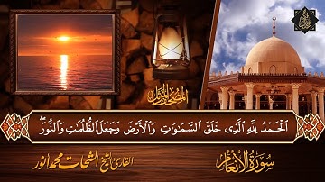 سورة الأنعام كاملة للقارئ الشيخ / الشحات محمد أنور