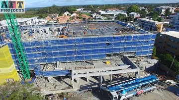 Toondah Project - Kwikstage Steel Scaffold - Drone