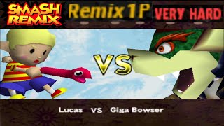 Smash Remix - Classic Mode Remix 1P Gameplay With Lucas (VERY HARD) Smash Remix - Classic Mode Remix 1P Gameplay With Lucas (VERY HARD)