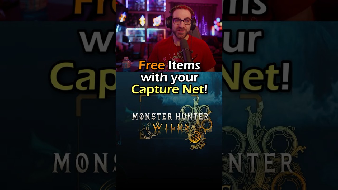 [MH Wilds] Get FREE Shock Traps with your Capture net!