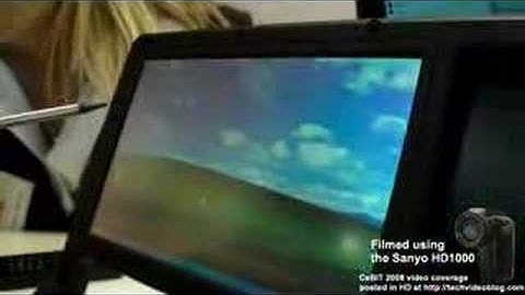 Belinea Sbook1 and S4 at CeBIT 2008