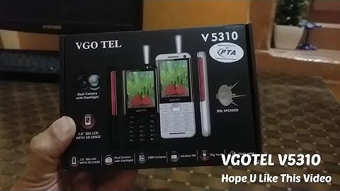Vgotel V5310 Black Unboxing