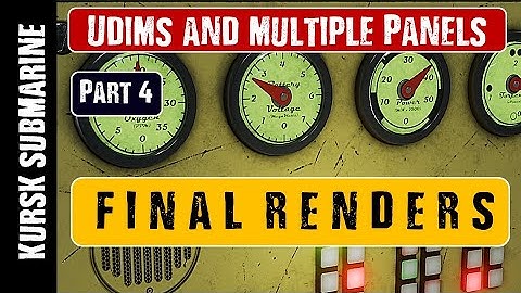 BLENDER & SUBSTANCE PAINTER: USING UDIMS FOR MULTIPLE PANEL TEXTURING (PART 4)