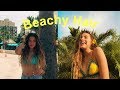 How to get natural beach waves || Valeria Arguelles