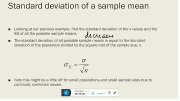 Sampling Distributions /CLT (ch 7)