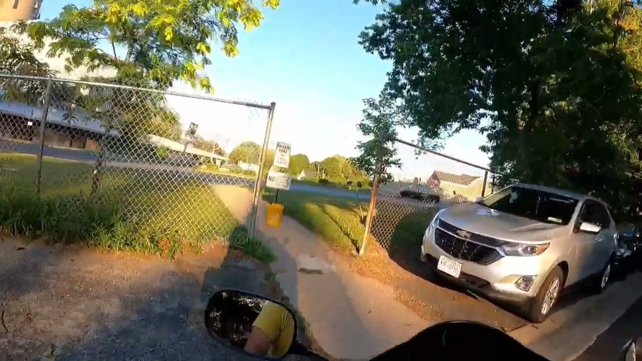 When you own a motorcycle you can fit almost anywhere