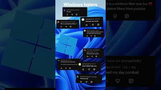 Bad reviews of Windows #windows #haters #video