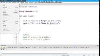 Printing a Shopping List in C++