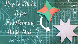 How to Make Paper Origami Transforming Ninja Star | Easy Origami Tutorials | C!rcu1t t.v