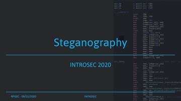 F2020 - Intro to Steganography