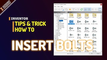 Inventor How To Add Bolts