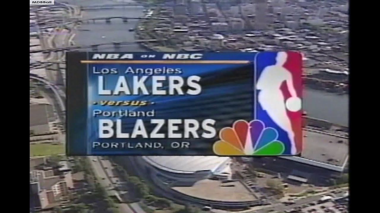 NBA On NBC - Lakers @ Blazers 2000 WCF Game 3