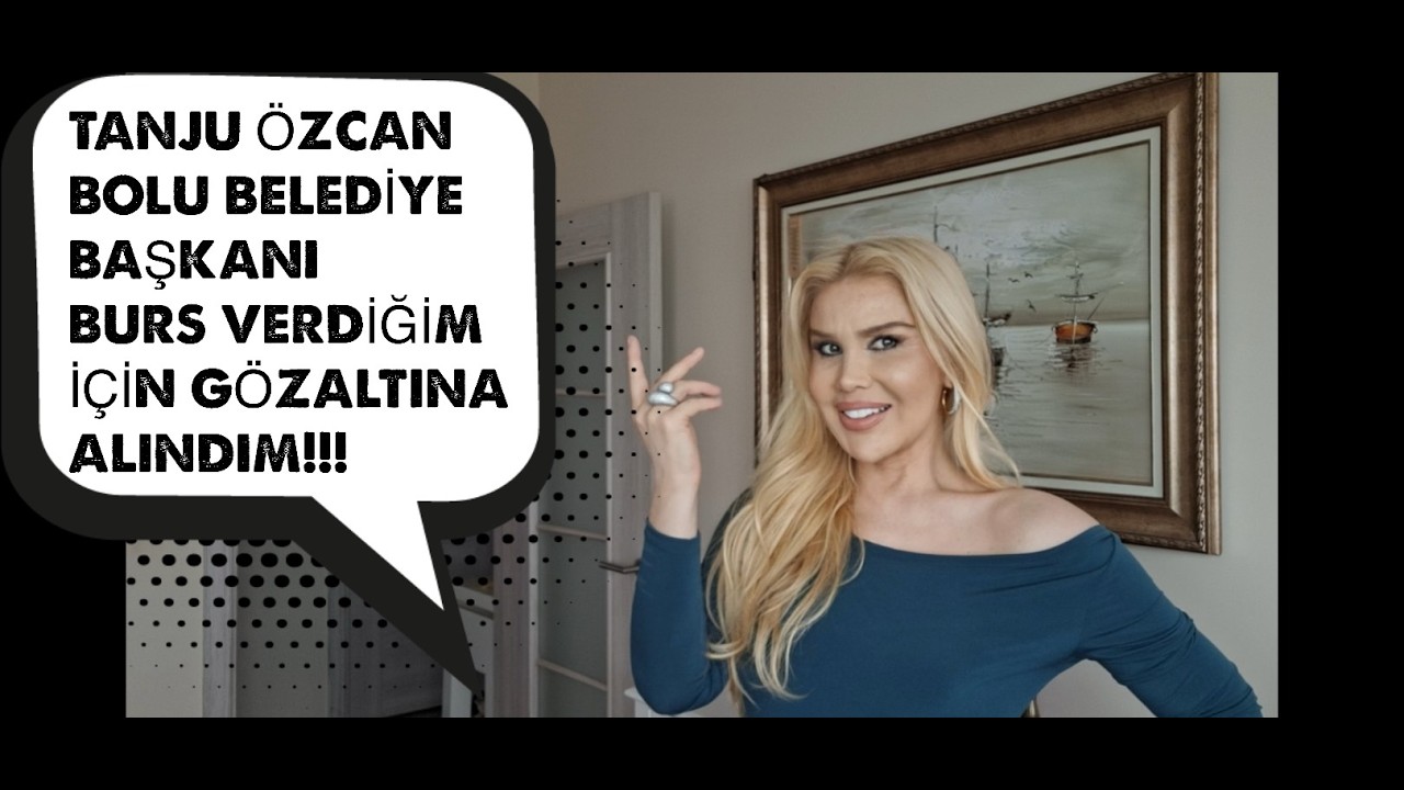 Tanju Özcan Bolu Belediye Başkanı Öğrenciye Burs Verdiğim İçin GÖZALTINA ALINDIM!!!