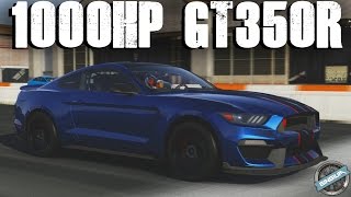 fastest muscle car 2016 ford shelby gt350r 1000hp drag build forza 6