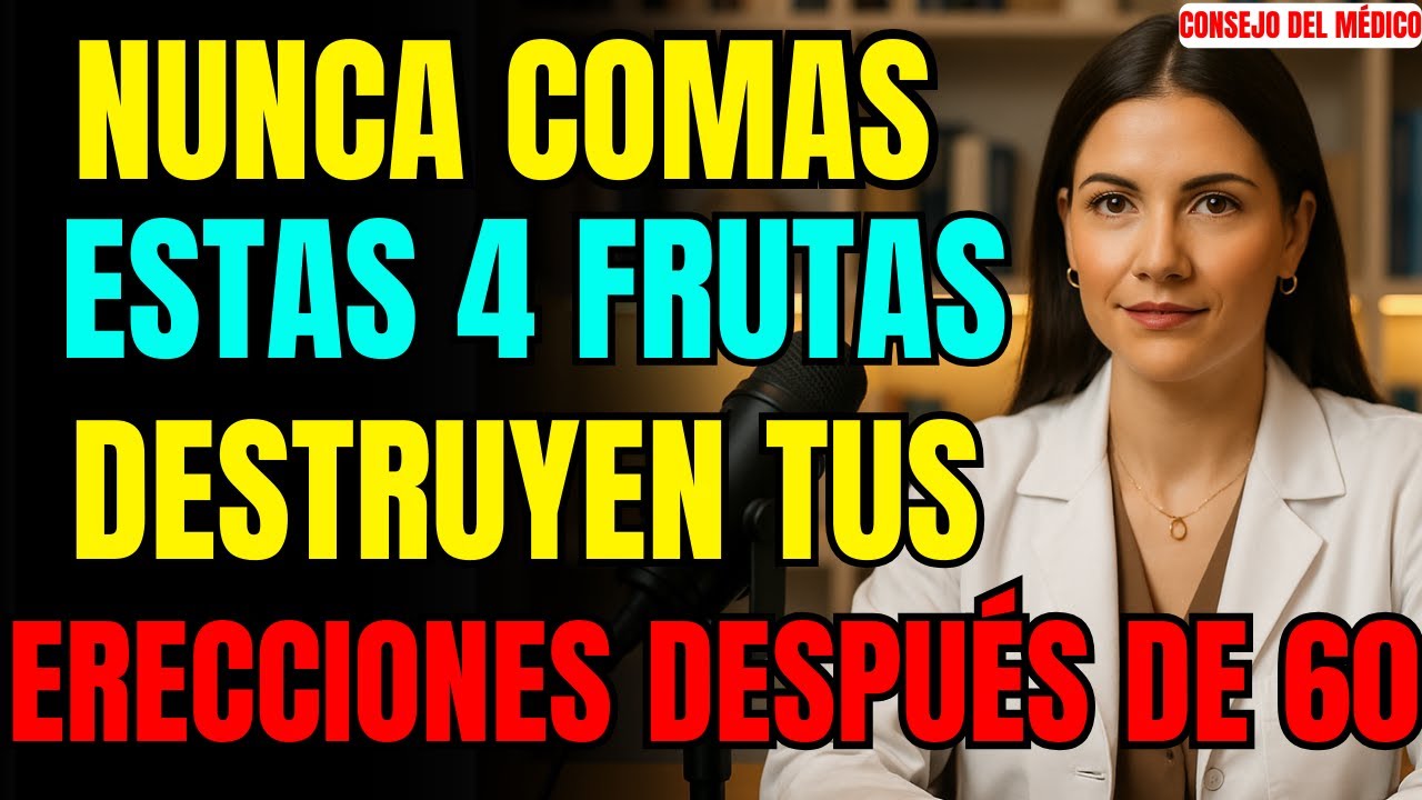 Hombres +60 4 Frutas que Provocan Impotencia y 4 que Potencian tu Virilidad