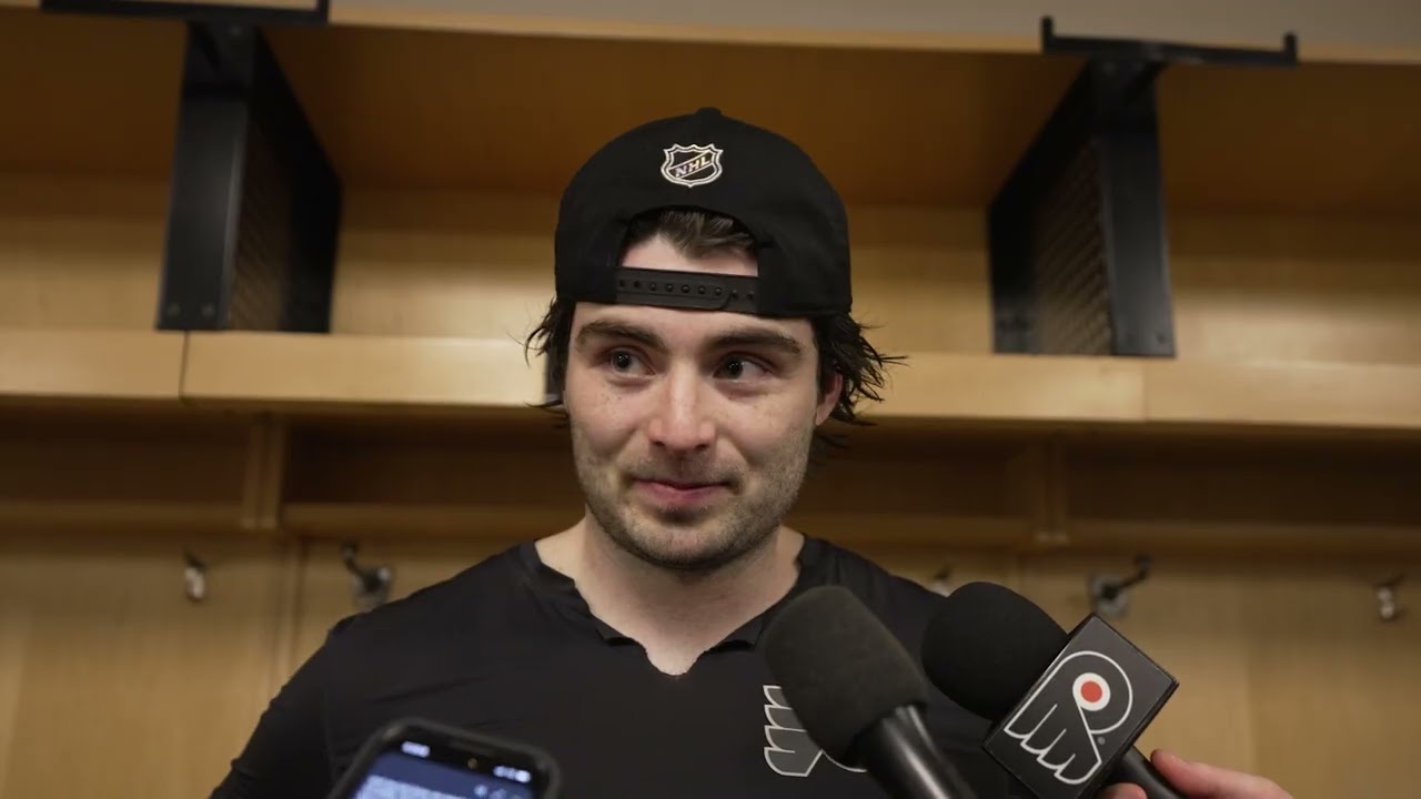 3/7 PHI @ PIT  Postgame: Jamie Drysdale