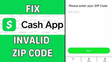 How to Fix Cash App Invalid Zip Code Error (LATEST GUIDE)
