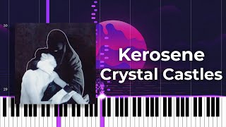 Crystal Castles - Kerosene (Accurate Piano Tutorial) Resimi