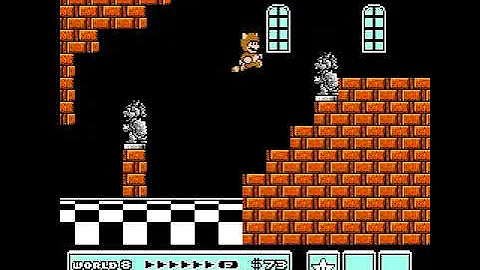 Super Mario Bros 3 (NES) Playthrough / Walkthrough: World 8 2/2 (Final)