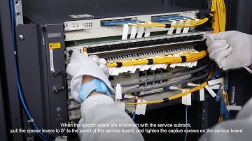 Huawei MA5603T-Replacing a 16-Port PON Service Board
