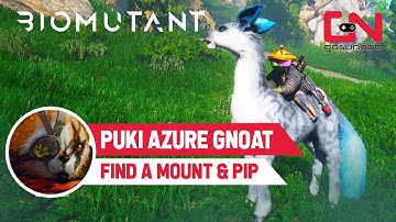 Biomutant Find a Mount & Pip - Puki Azure Gnoat Quest