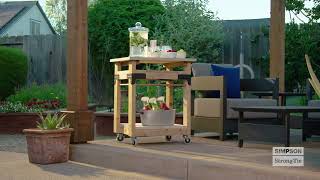 Building a Mobile Cart with Outdoor Accents® APRTC Rigid Tie® corner connectors
