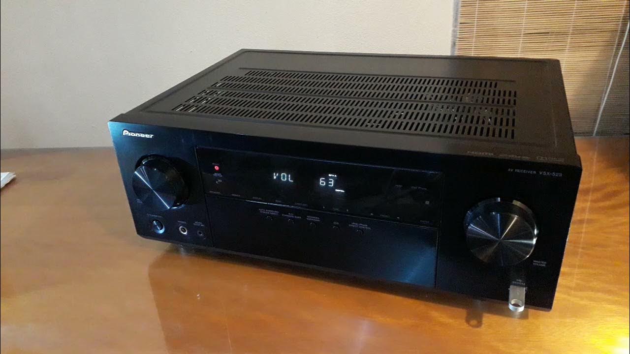 PIONEER VSX523 YouTube