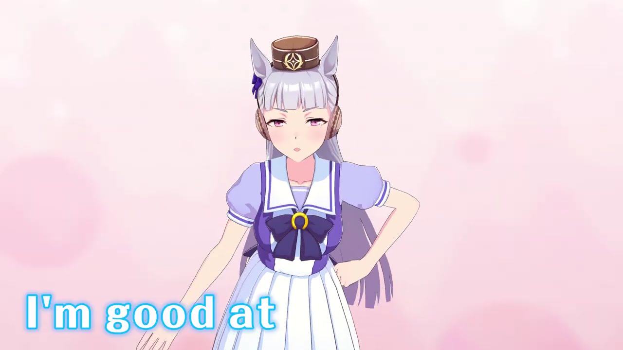 She's good at ｐｒｅｓｅｎｔａｔｉｏｎ