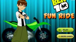 BEN 10 ONLINE MOTOR BIKE GAME! FUN RIDE! (Free Online Games) screenshot 4