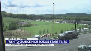 Push to change high school start times