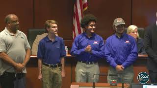 School Board September 2026 Recognition of CTE Student Success