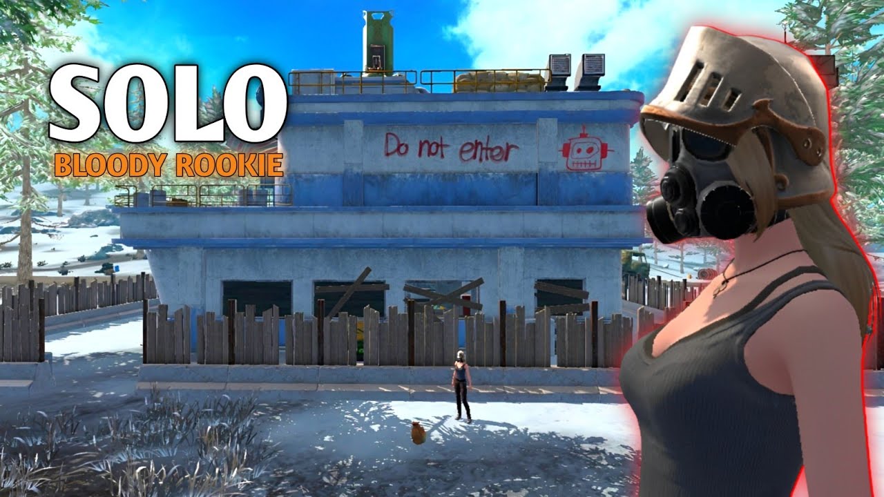 SOLO BLOODY ROOKIE SOLO RAID | LAST DAY RULES OF SURVIVAL