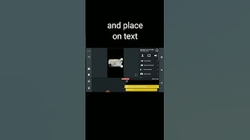 blending video in text #kinemaster #shorts #ytshorts