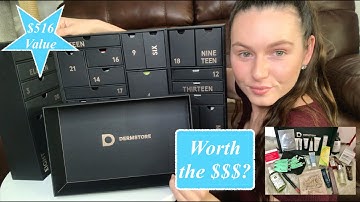 DERMSTORE BEAUTY ADVENT CALENDAR UNBOXING 2020 | $516 value * DISCOUNTED
