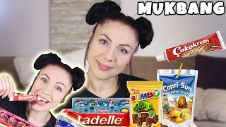 90'LAR ABUR CUBURLARI YİYEREK ÇOCUKLUK ANILARIMI ANLATIYORUM | Mukbang Türkçe