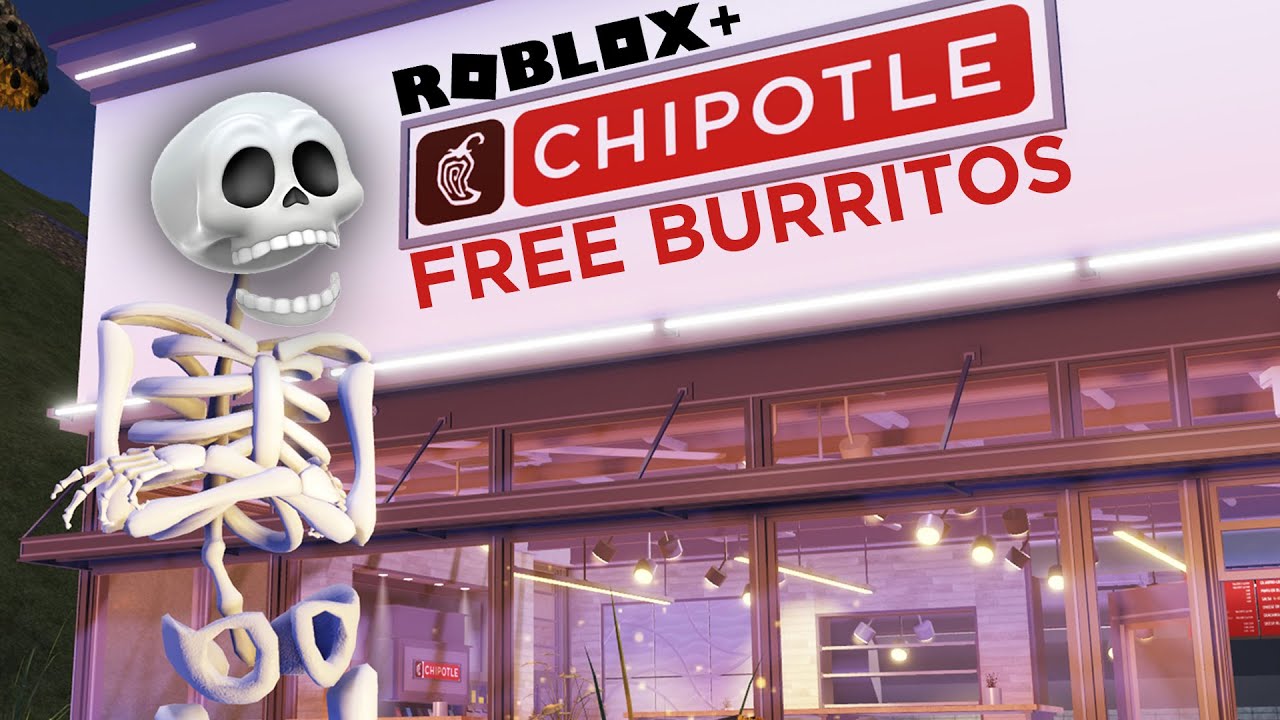 HOW TO GET A FREE CHIPOTLE BURRITO Playing ROBLOX!!